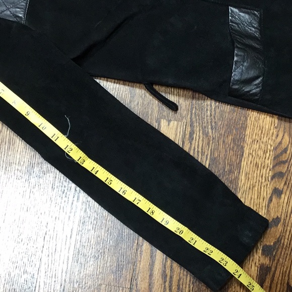 Danier Leather Suede Blazer with Leather Trim - Fully Lined - Picture 12 of 12